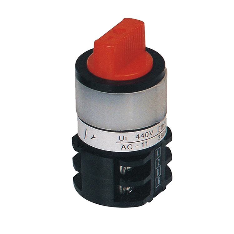 10A Mittellochmontage-Nockenschalter mit drei Positionen