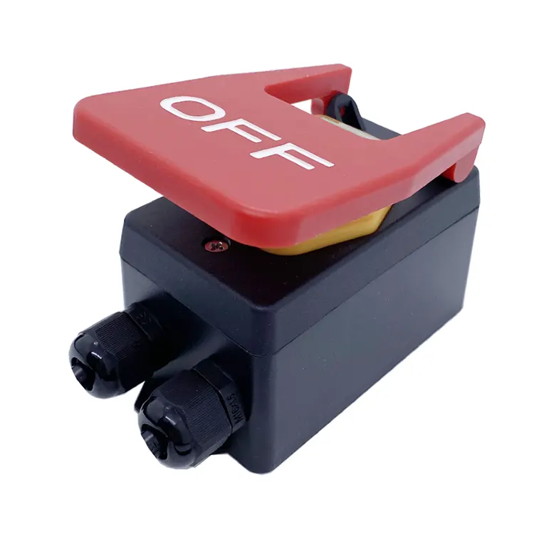 16A großer roter elektromagnetischer Druckknopfschalter mit Box