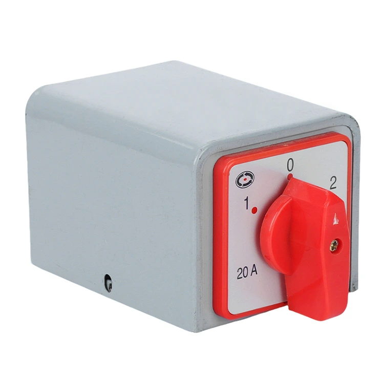 20A Kombinations-Drehnockenschalter 4 kW mit Gehäuse