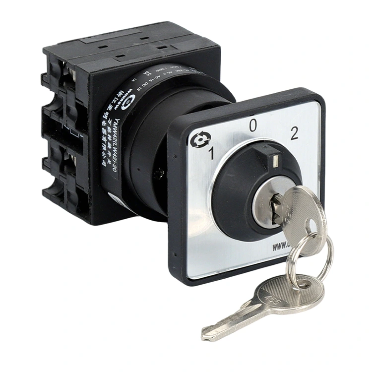 20A-Schlüsselknopf-Kontrollzentrum Installieren Sie einen Nockenschalter mit drei Positionen