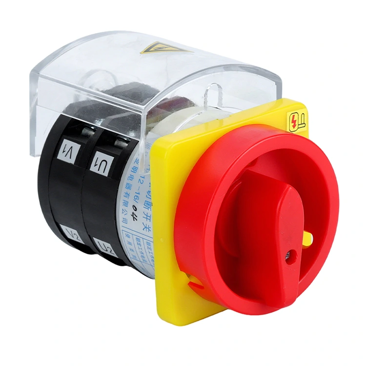 Plattenmontage mit Schutzabdeckung, Nockenkombinationsschalter