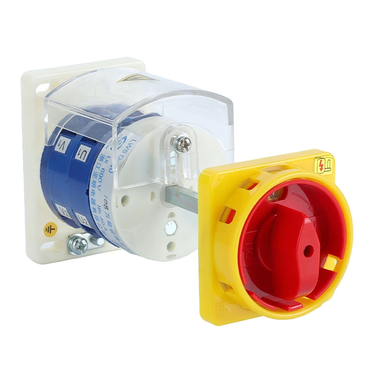 Betätigungsnocken-Kombinationsschalter mit verlängerter Stangenfrontplatte