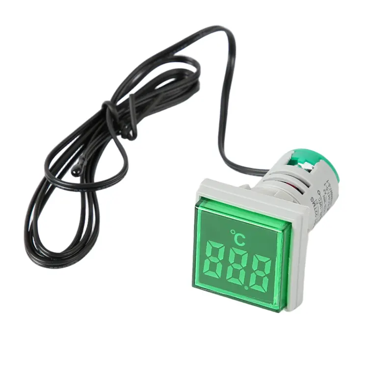 Digitales AC-Thermometer, kreisförmige Einzelanzeige, Kontrollleuchte
