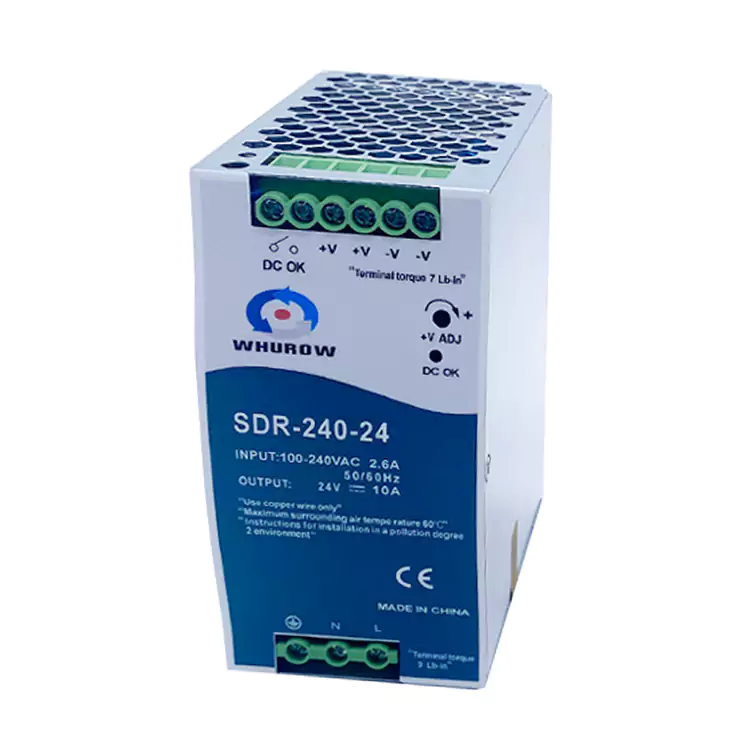 SDR-240W DIN Rail Mounted Switch Power Supply